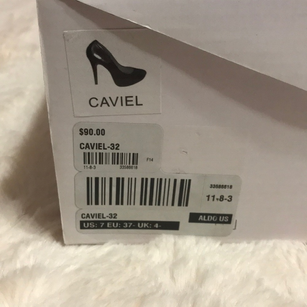 ALDO “CAVIEL” nude patent leather pumps womenUS7 - Picture 4 of 4